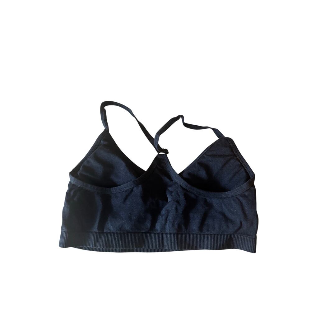 Black Padded Razorback Bra Size S - Picture 2 of 3